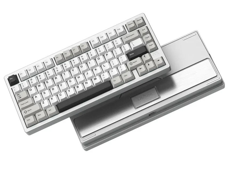Womier RD75 Pro Aluminum 75% Hotswap Wireless Keyboard - Color:Silver