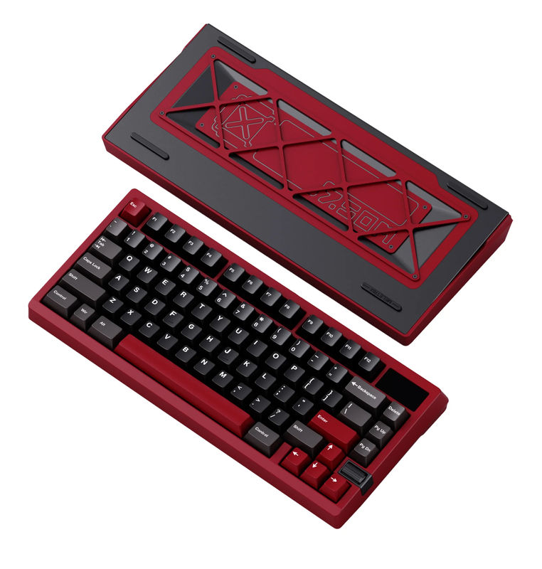 Meletrix Zoom75 TIGA Barebones DIY Kit - Color:Red