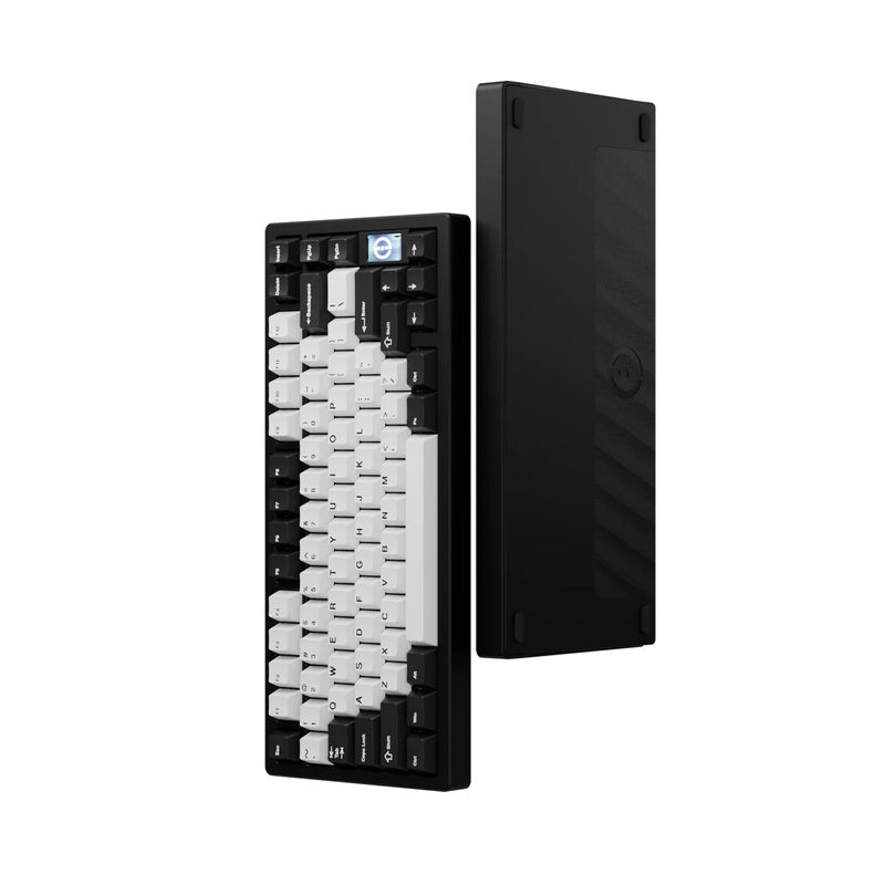 Chilkey ND75 1.2mm Flex Cut PCB Aluminum 75% Wireless Hotswap Mechanical Keyboard - Color:Jet Black