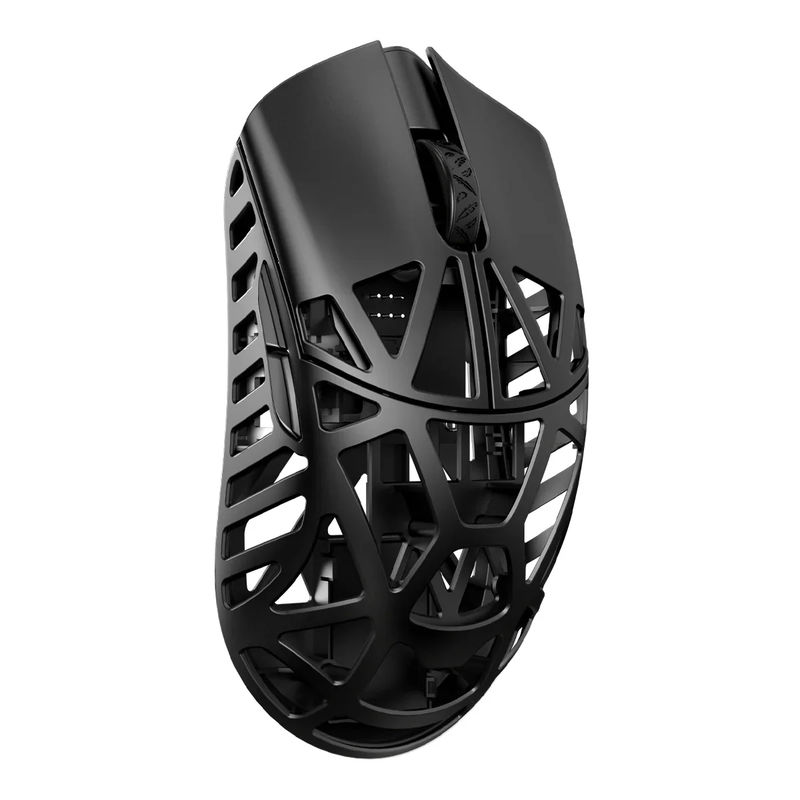 MK x WLMOUSE Beast X Max Wireless 8K Mouse - Color:Black - Switch Type:TTC Nihil Transparent Black Dot
