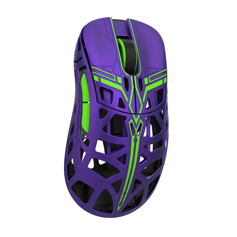 MK x WLMOUSE Sword X Wireless 8K Mouse - Color:Purple - Switch Type:TTC Nihil Transparent Black Dot