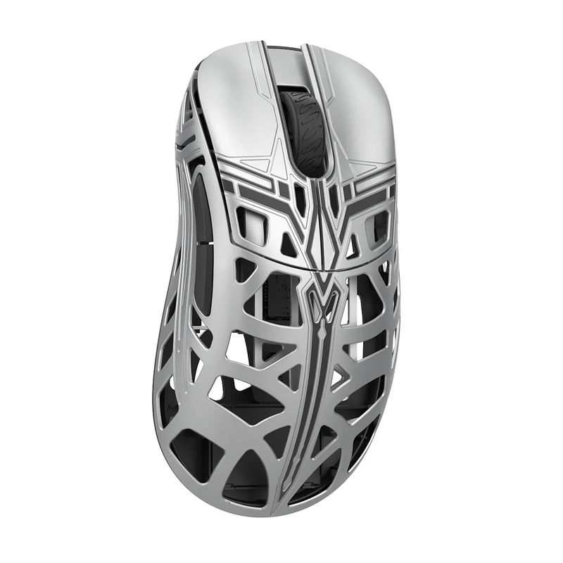 MK x WLMOUSE Sword X Wireless 8K Mouse - Color:Silver - Switch Type:Omron Optical