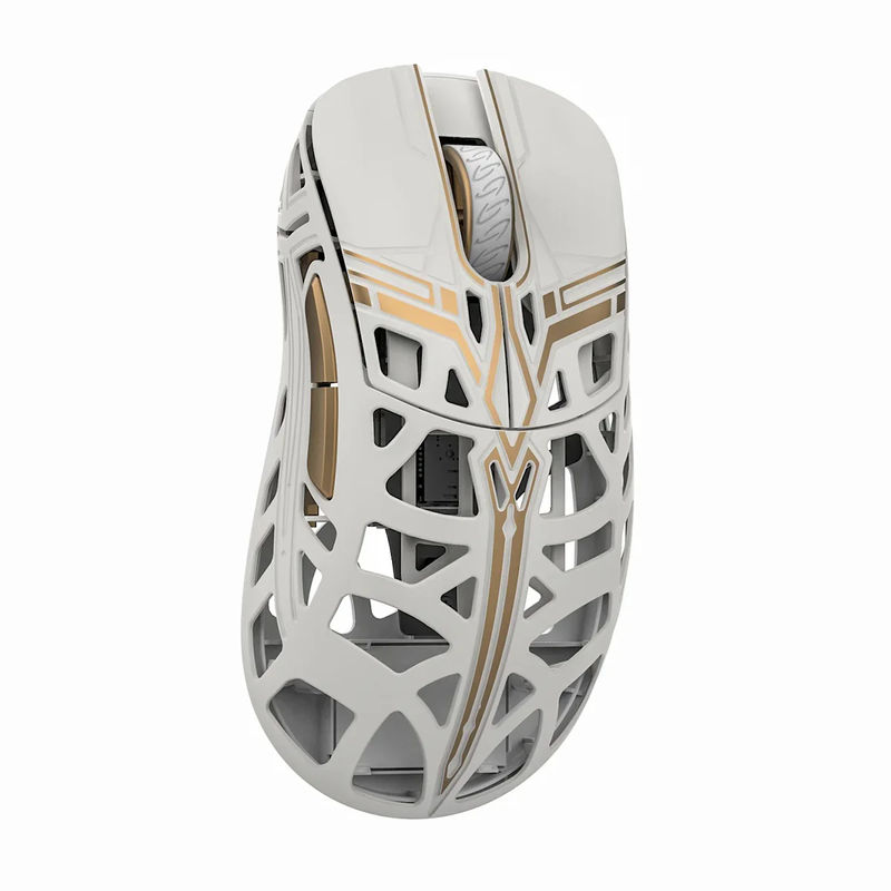 MK x WLMOUSE Sword X Wireless 8K Mouse - Color:White - Switch Type:Omron Optical