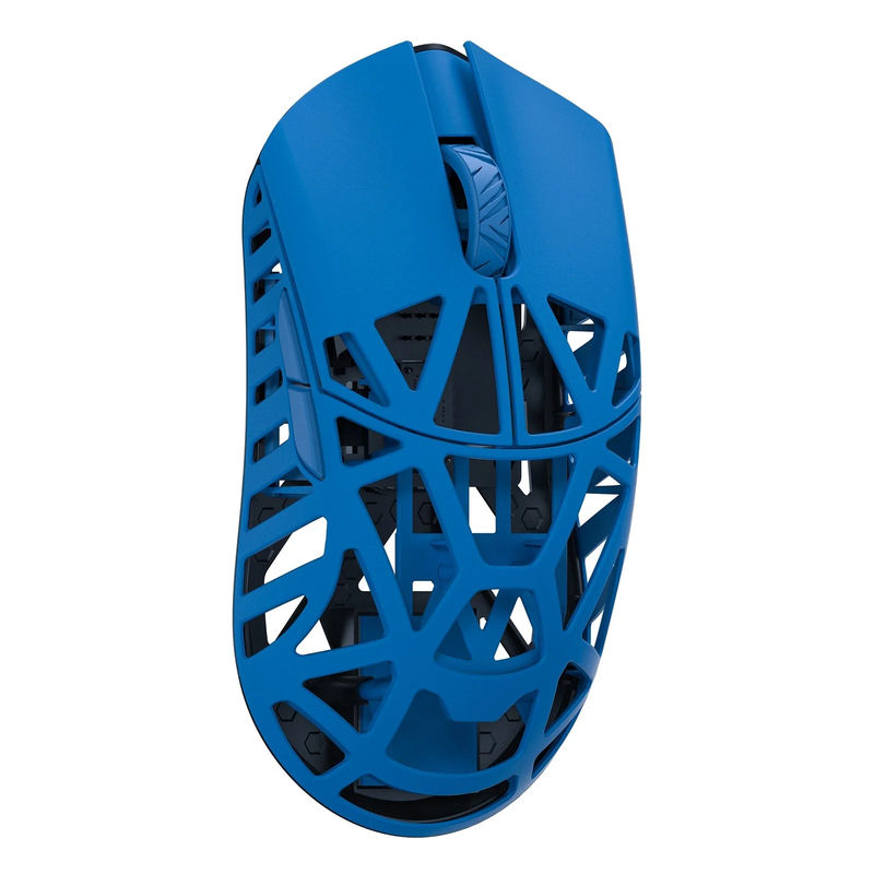 MK x WLMOUSE Beast X Pro Wireless 8K Mouse - Color:Blue - Switch Type:Omron Optical - Edition:Side Slits