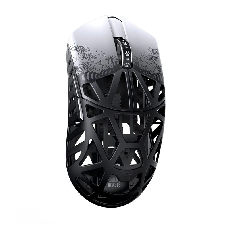 WLMOUSE Fabulous Beasts X Wireless 8K Mouse - Color:White & Black