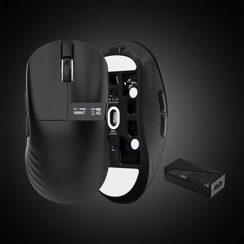Chilkey Glacier LW 8K M Wireless Mouse - Color:Black