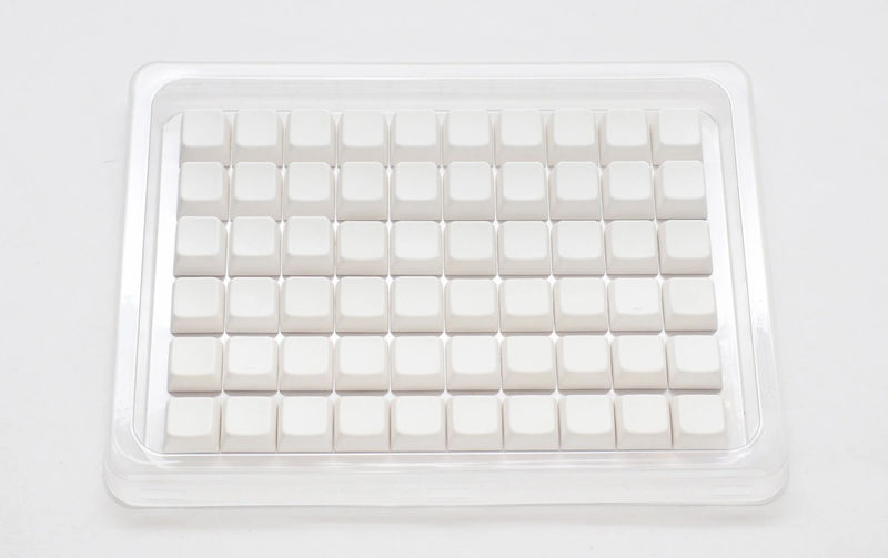 Ducky White Blank 132 Key MDA Profile PBT Keycap Set