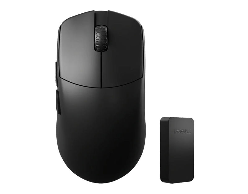 LAMZU Maya 1K / 4K Wireless Mouse - Color:Black