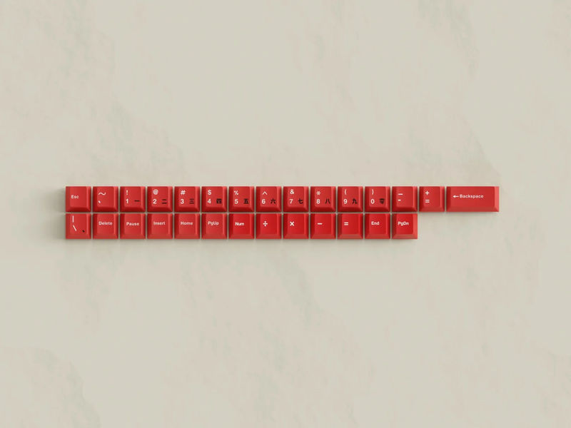 Key Kobo Moon Rabbit Double Shot ABS Keycap Set - Kit:Accent