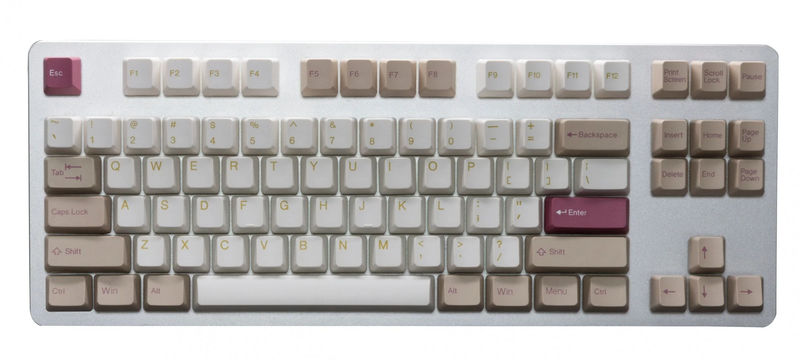 Tai-Hao Shell Sand Beach 129 Key OEM Profile Double Shot ABS Keycap Set
