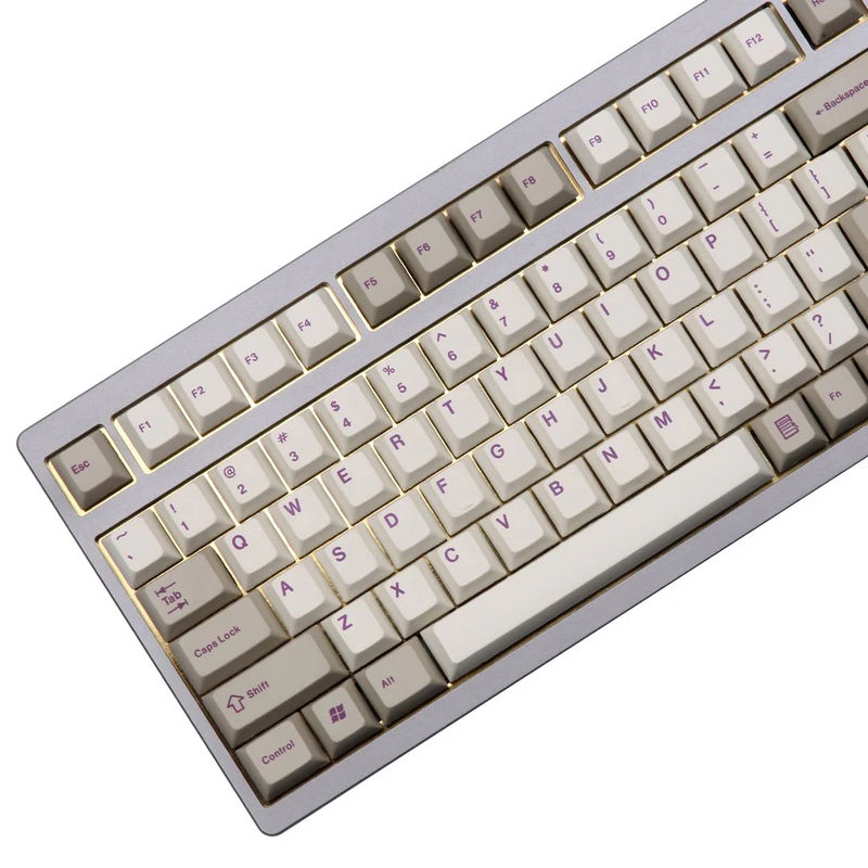 EnjoyPBT Purple 117 Key Cherry Profile Dye Sub PBT Keycap Set