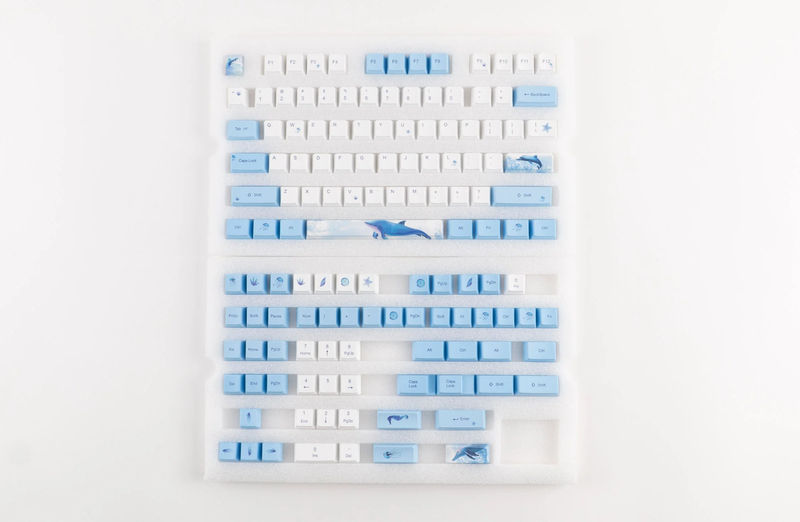 KBParadise Dolphin 113 Key OEM Profile Dye Sub PBT Keycap Set