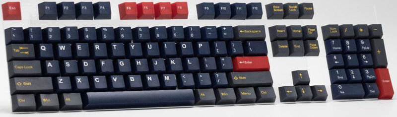 Tai-Hao Midnight Sun 114 Key Cubic Profile Double Shot ABS Keycap Set