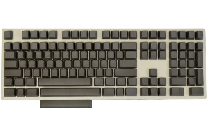 Gateron Dark Grey Blank 120 Key Gateron Profile PBT Keycap Set