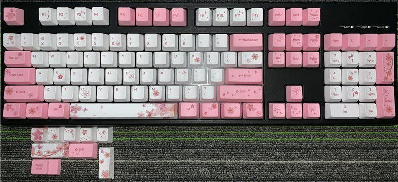 KBParadise Sakura 113 Key OEM Profile Dye Sub PBT Keycap Set