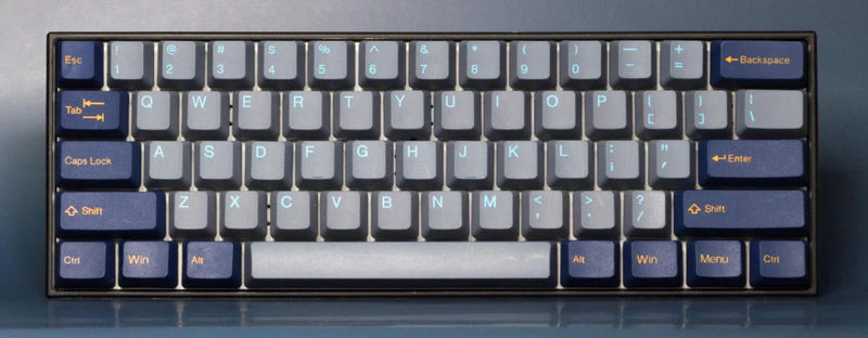 Tai-Hao Dark Tunnel 119 Key OEM Profile Double Shot PBT Keycap Set