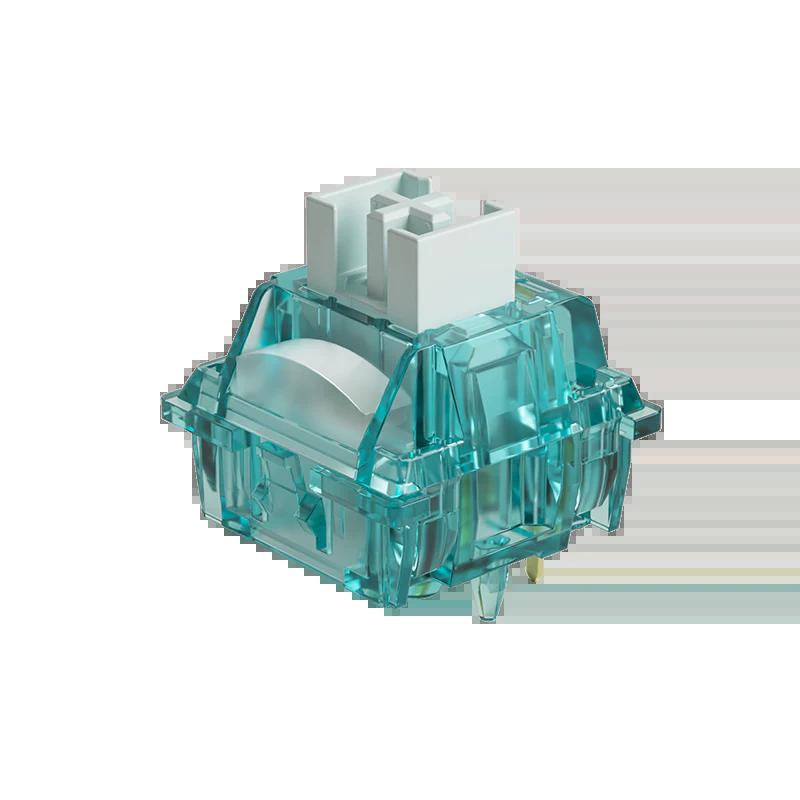 Akko Creamy Cyan 50g Clicky PCB Mount Switches 45 Pack