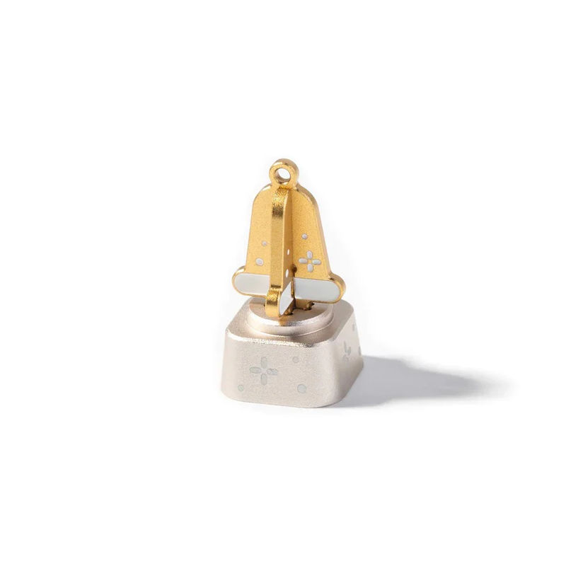 Keychron Christmas Aluminum Alloy Artisan Keycap - Artisan Shape:Christmas Bell
