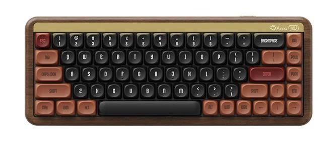 Akko MU01 Autumn Wood 65% Hotswap Wireless RGB Keyboard - Switch:Akko Rosewood