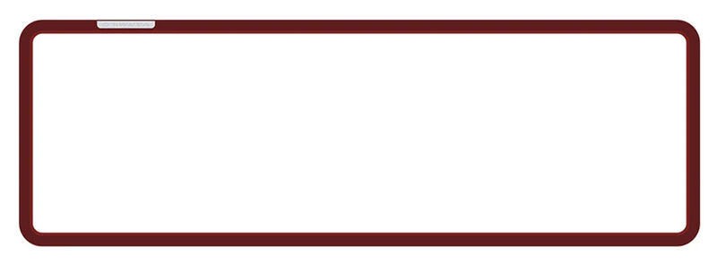 Varmilo Sword 2-68 Replacement Aluminum Frame - Color:Red