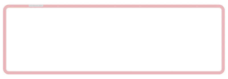 Varmilo Sword 2-108 Replacement Aluminum Frame - Color:Pink