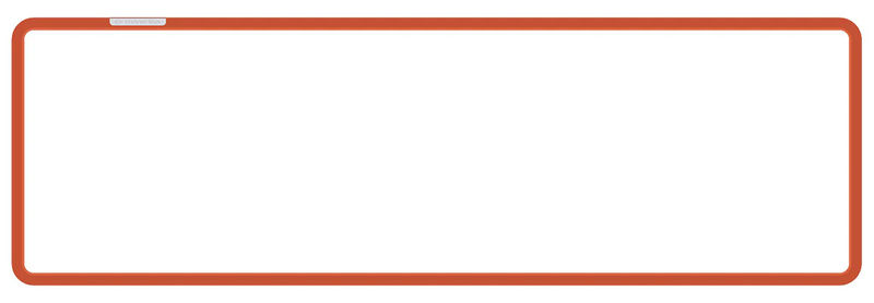 Varmilo Sword 2-108 Replacement Aluminum Frame - Color:Orange