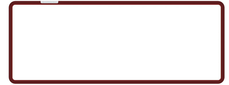 Varmilo Sword 2-87 Replacement Aluminum Frame - Color:Red