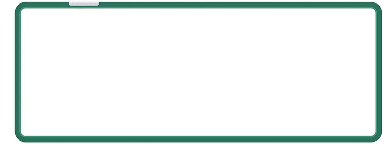 Varmilo Sword 2-87 Replacement Aluminum Frame - Color:Green