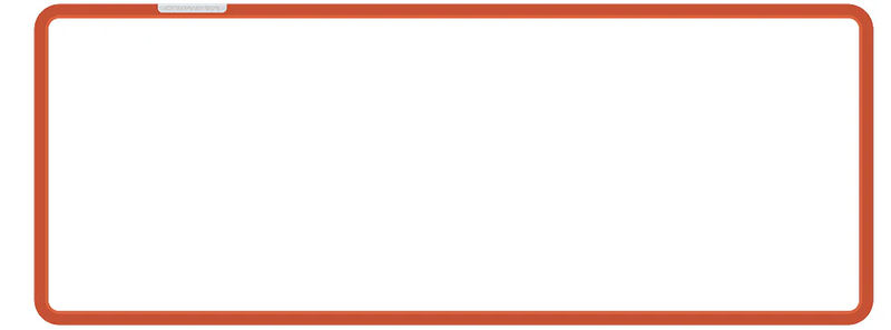 Varmilo Sword 2-87 Replacement Aluminum Frame - Color:Orange
