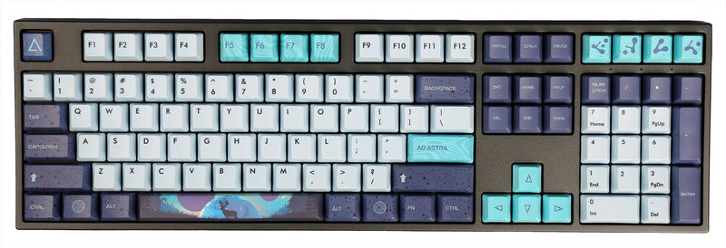 Varmilo VPH108 Aurora Hotswap White LED Mechanical Keyboard - Switch:Cherry MX Brown