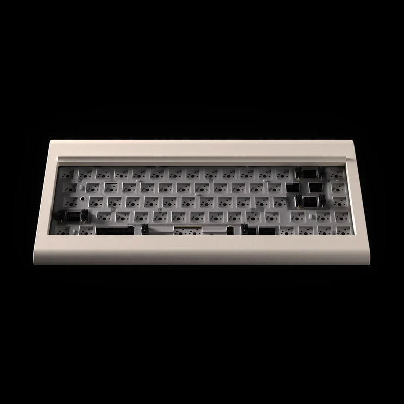 Vortex PC66 68-Key Beige 65% Hotswap Wireless Mechanical Keyboard - Switch:None