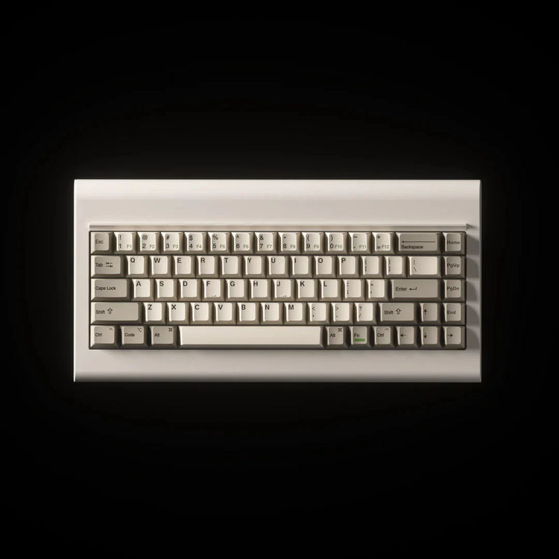 Vortex PC66 68-Key Beige 65% Hotswap Wireless Mechanical Keyboard - Switch:Cherry MX Black