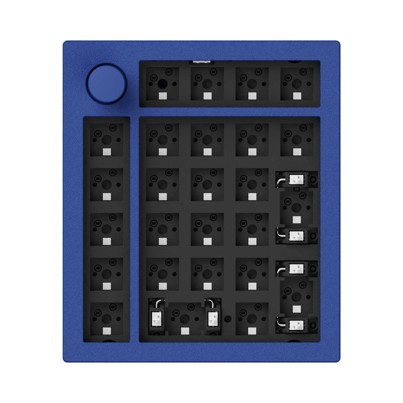 Keychron Q0 Plus Barebones Aluminum Numpad Hotswap RGB Mechanical Keyboard - Color:Navy