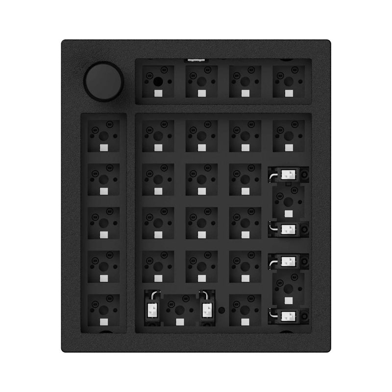 Keychron Q0 Plus Barebones Aluminum Numpad Hotswap RGB Mechanical Keyboard - Color:Black