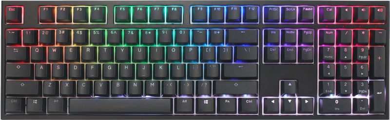 Ducky One 2 Pro Classic RGB Double Shot PBT Mechanical Keyboard - Switch:Kailh BOX Jade