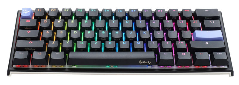 Ducky One 2 Mini Pro Classic RGB LED 60% Double Shot PBT Mechanical Keyboard - Switch:Cherry MX Black