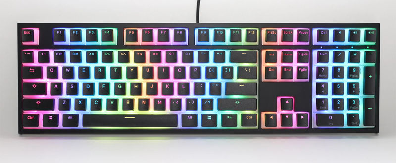 Ducky One 2 Pro Pudding Edition RGB Double Shot PBT Mechanical Keyboard - Switch:Cherry MX Black