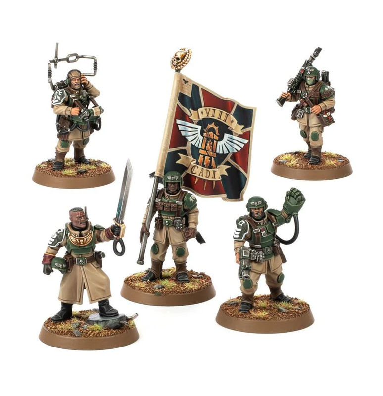 Warhammer 40000 Astra Militarum Cadian Command Squad