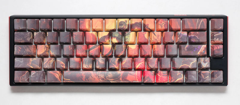 Bethesda x Ducky One 3 SF Doom Edition 65% Hotswap RGB Dye Sub PBT Mechanical Keyboard - Switch:Cherry MX Blue