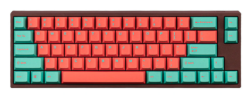 Leopold x MK FC660M Vapor 65% Double Shot PBT Mechanical Keyboard - Switch:Cherry MX Silent Red