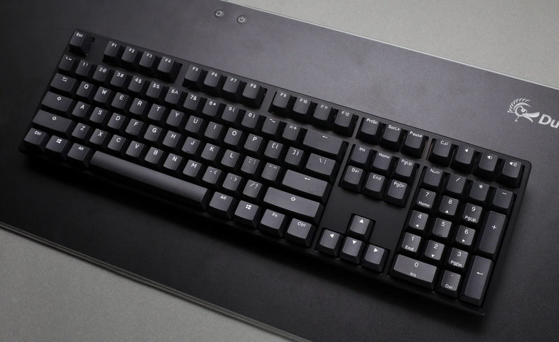 Ducky Origin Black Double Shot PBT Mechanical Keyboard - Switch:Cherry MX Black