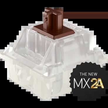Cherry MX2A Brown 55g Tactile Switch - Mount Type:PCB - LED Support:RGB LED