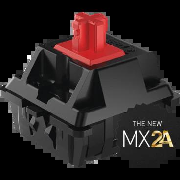 Cherry MX2A Red 45g Linear Switch - Mount Type:Plate - LED Support:SMD