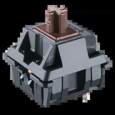 Cherry MX Brown 55g Tactile Switch - Mount Type:PCB - LED Support:Single LED