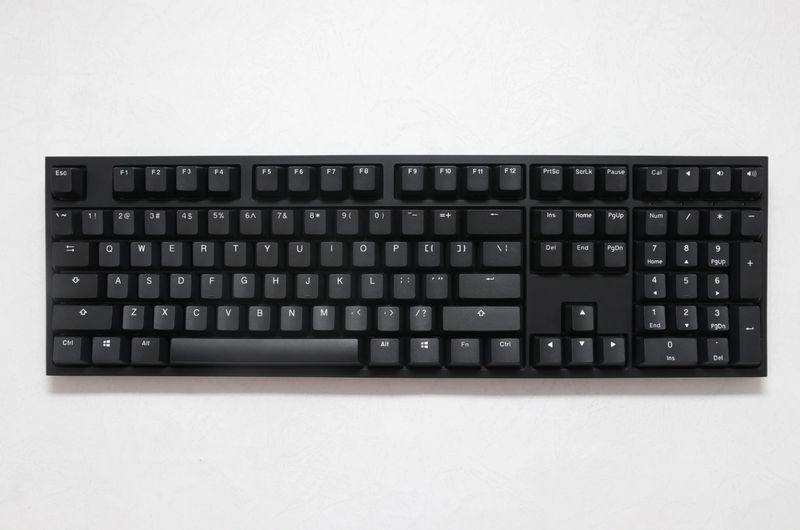 Ducky One 2 Phantom Black Double Shot PBT Mechanical Keyboard - Switch:Cherry MX Black