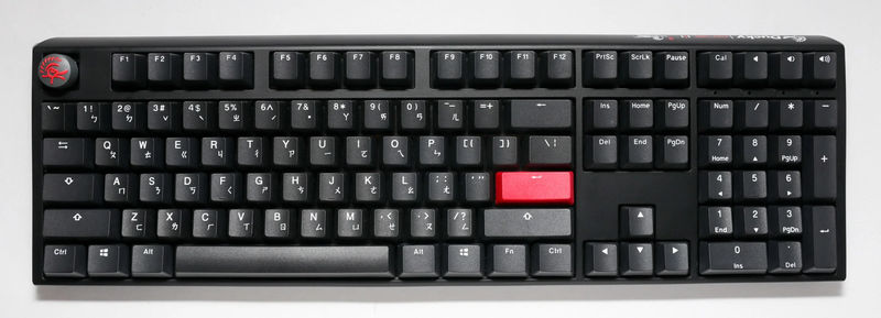 Ducky One 3 Carbon Black Hotswap Double Shot PBT Mechanical Keyboard - Switch:Cherry MX Black