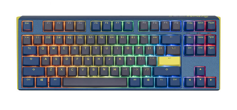 Ducky One 3 TKL Daybreak Hotswap RGB Double Shot PBT QUACK Mechanical Keyboard - Switch:Cherry MX Clear