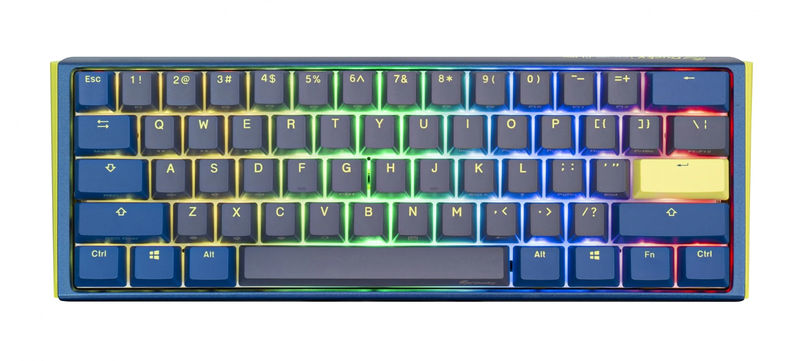 Ducky One 3 Mini Daybreak 60% Hotswap RGB Double Shot PBT QUACK Mechanical Keyboard - Switch:Cherry MX Black