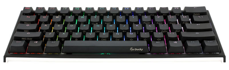 Ducky One 2 Mini v2 RGB LED 60% Double Shot PBT Mechanical Keyboard - Switch:Gateron Milky Brown