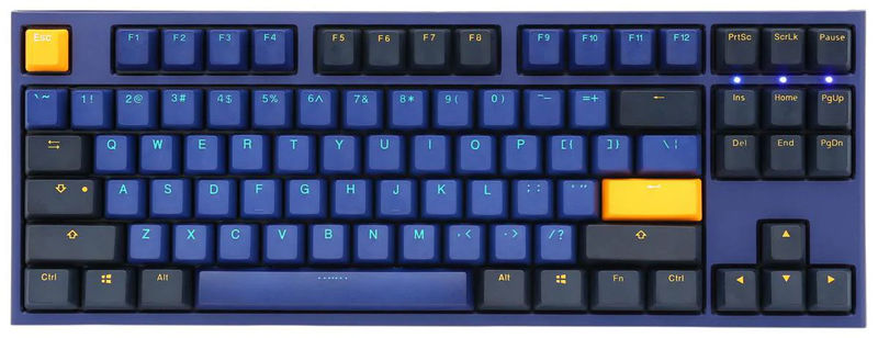 Ducky One 2 Horizon TKL Double Shot PBT Mechanical Keyboard - Switch:Cherry MX Red